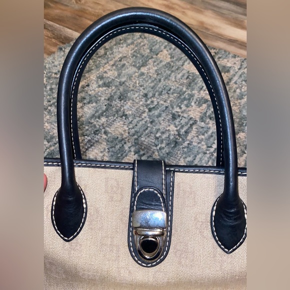 Dooney & Bourke Vintage Canvas and Leather Bag - Picture 7 of 16